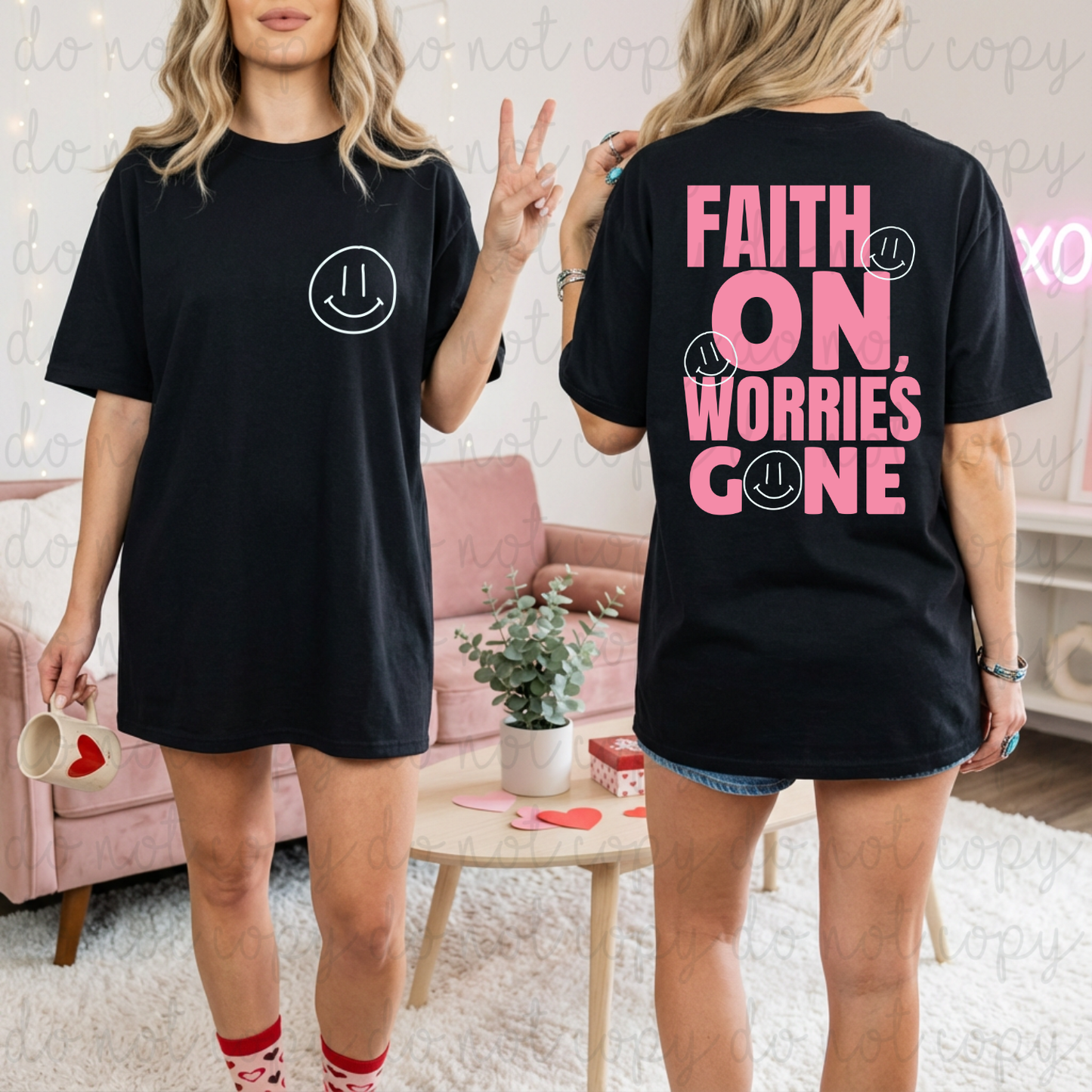 Faith On DTF Transfer