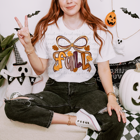 Fall Coquette DTF Transfer