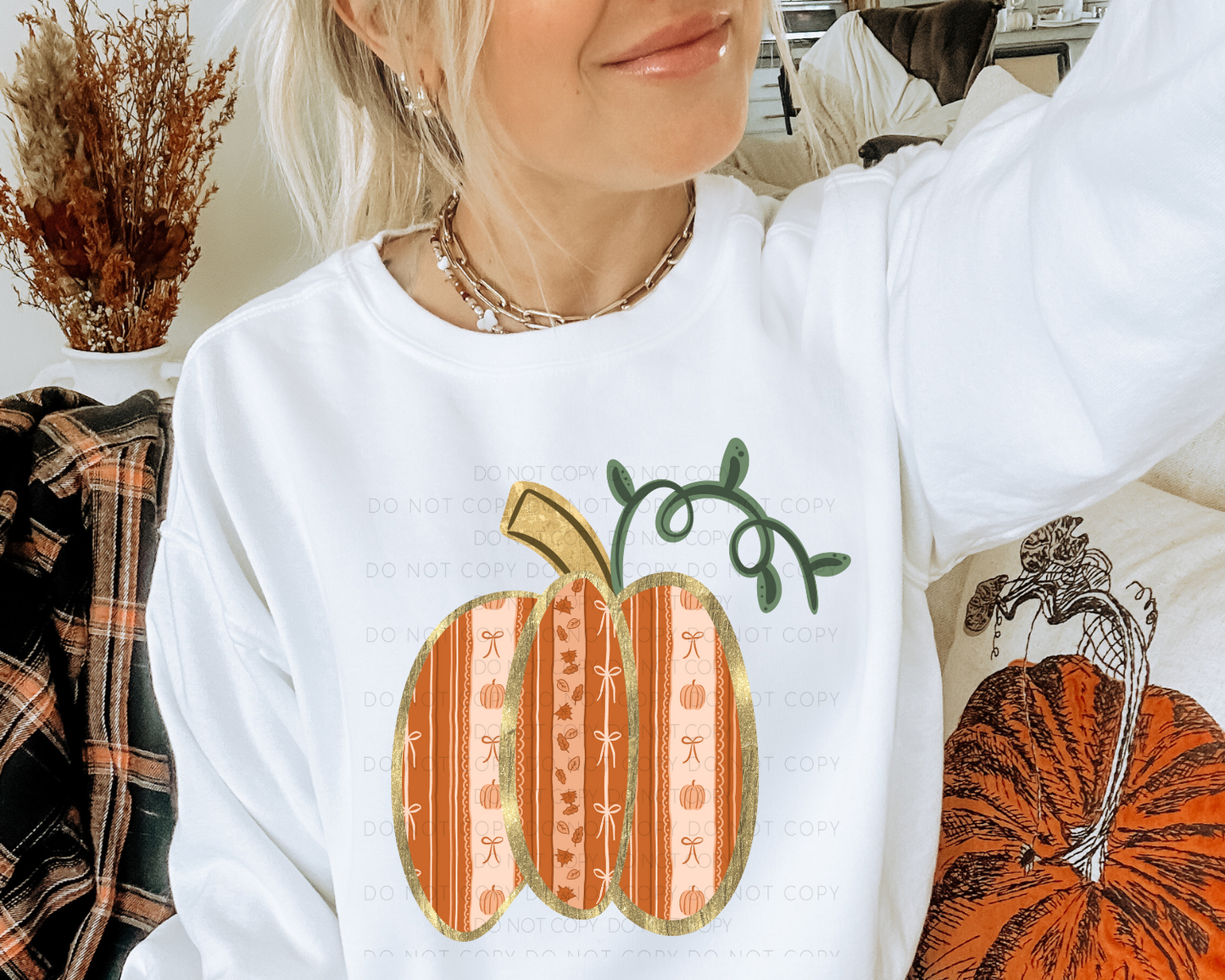 Fall Pumpkin DTF Transfer