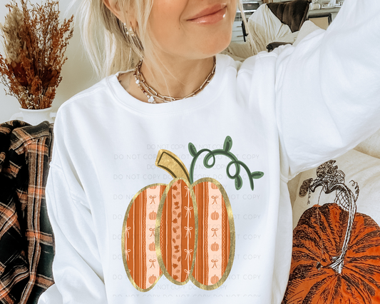 Fall Pumpkin DTF Transfer