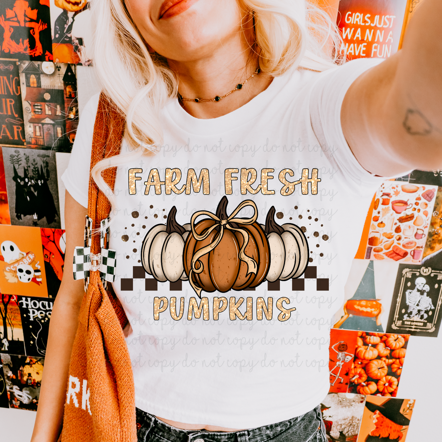 Farm Fresh Pumpkins Exclusive Sublimation Transfer