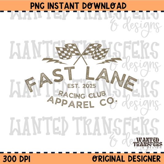 Fast Lane PNG Digital Download
