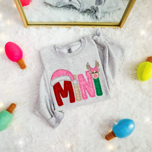 Faux Yarn Christmas Mini DTF Transfer