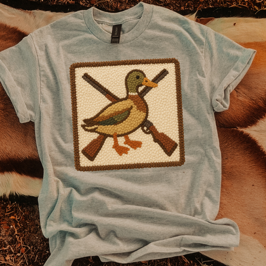 Faux Yarn Duck Hunting DTF Transfer