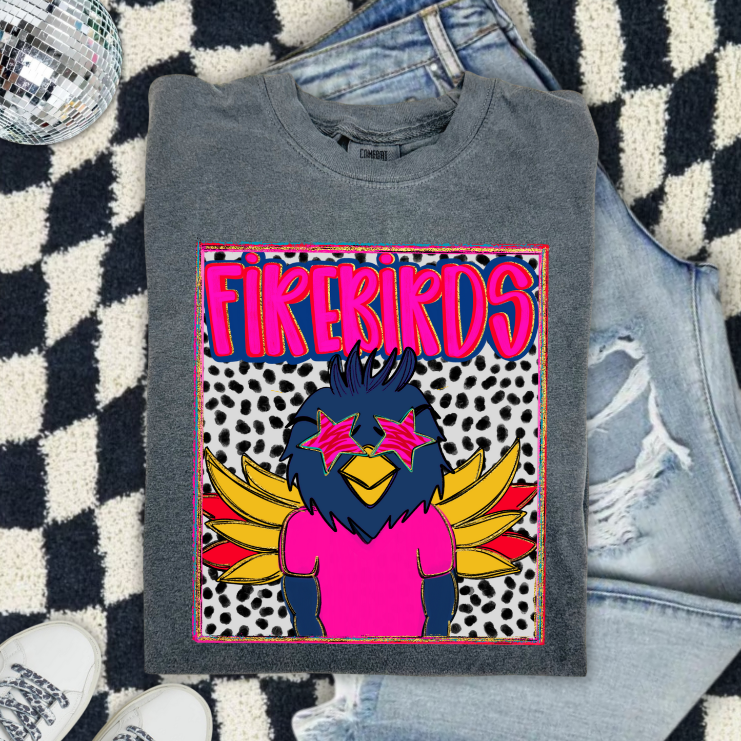 Preppy Firebirds DTF Transfer