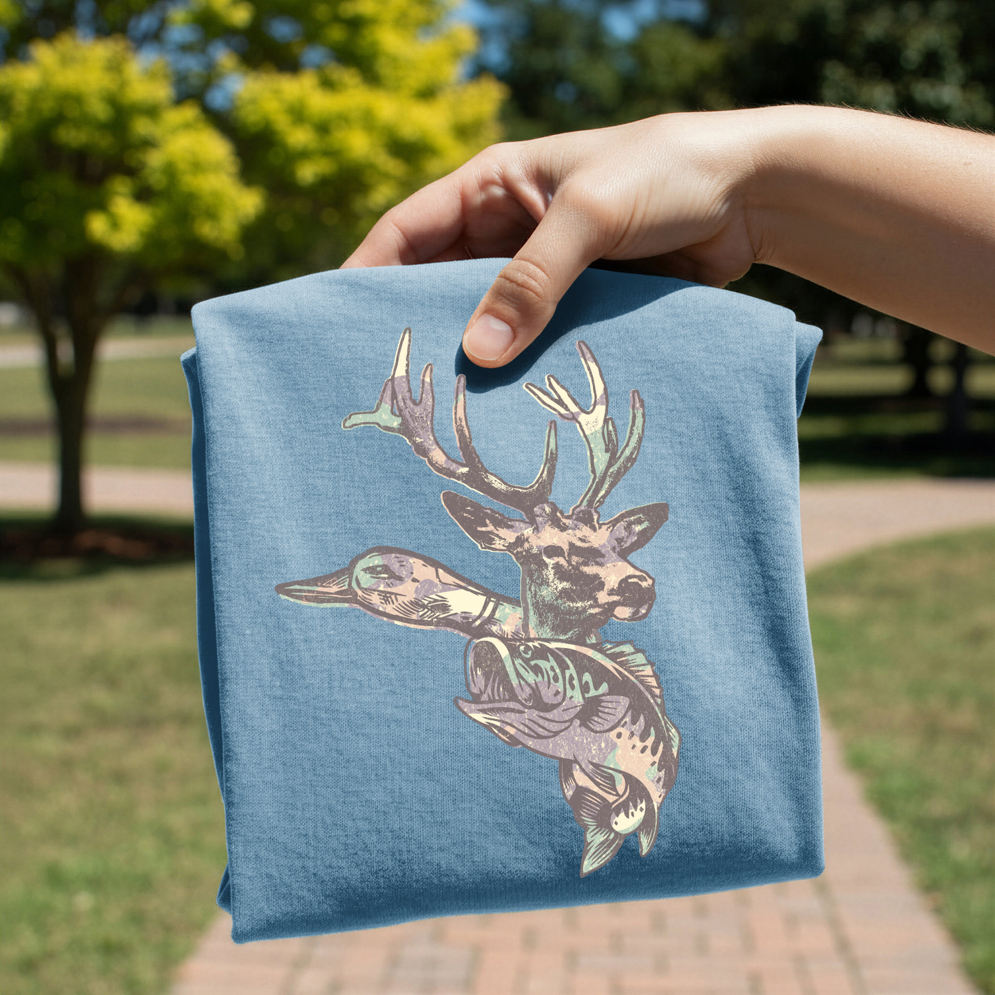 Fishing And Hunting DTF Transfer