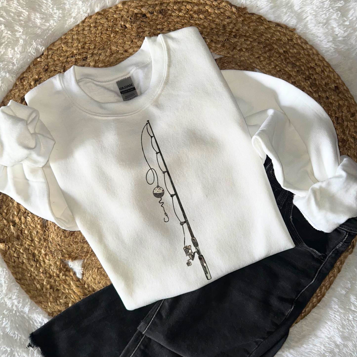 Fishing Pole DTF Transfer