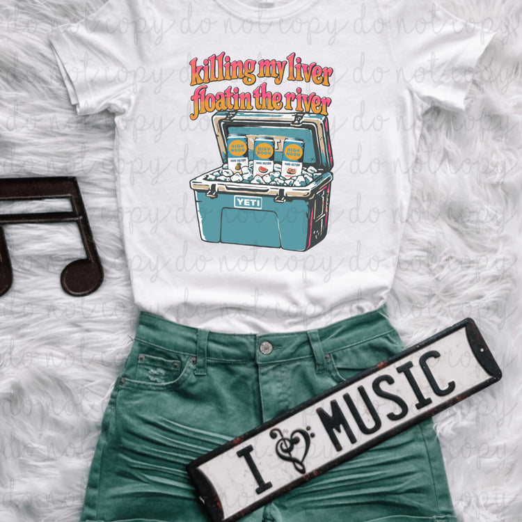 Floating The River DTF Transfer