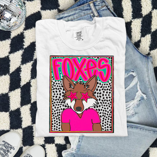 Preppy Foxes DTF Transfer