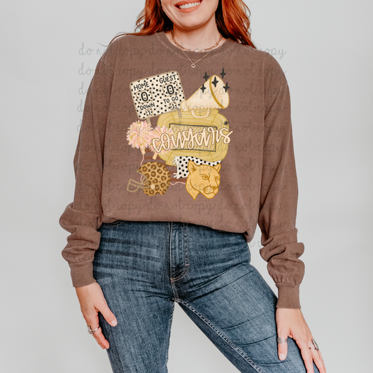 Game Day Cougars DTF Transfers