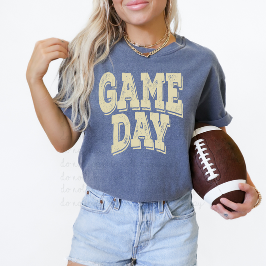 Game Day Cream DTF Transfer