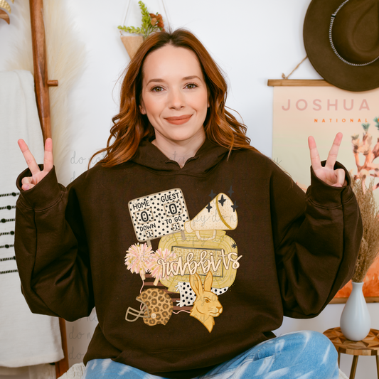 Game Day Rabbits DTF Transfers