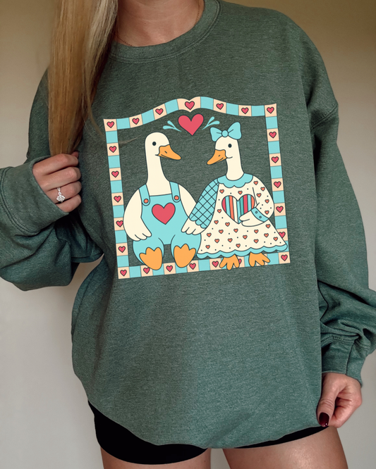 Grandma's Closet Country Geese DTF Transfer