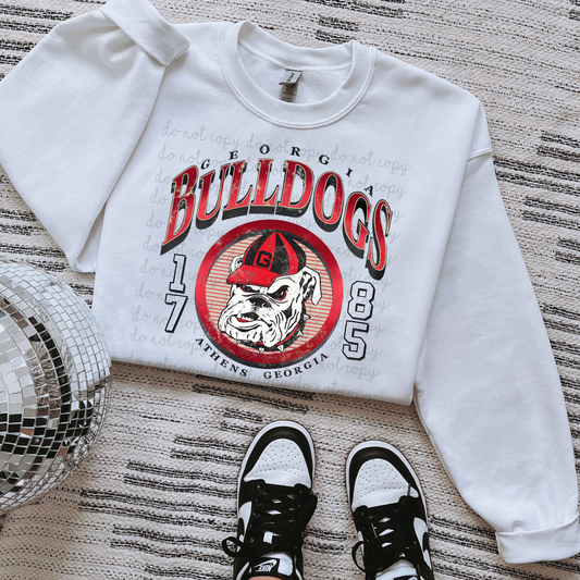 Vintage Georgia Bulldogs DTF Transfer