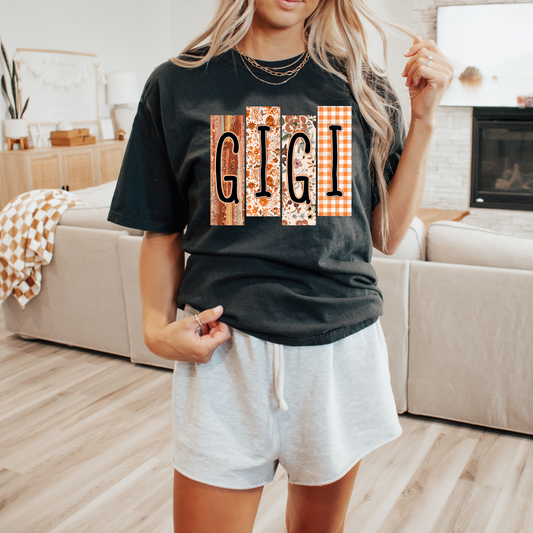 Gigi Fall Frame DTF Transfer