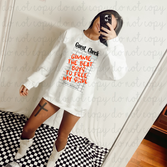 Gimme The Beat Boys DTF Transfer