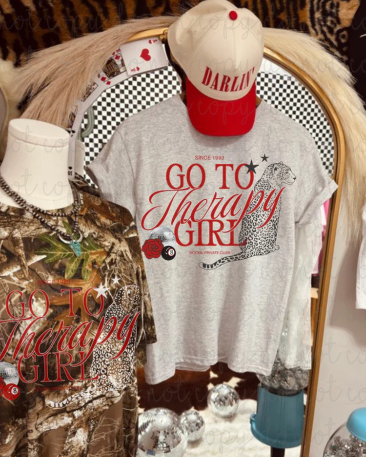 Go To Therapy Girl DTF Transfer