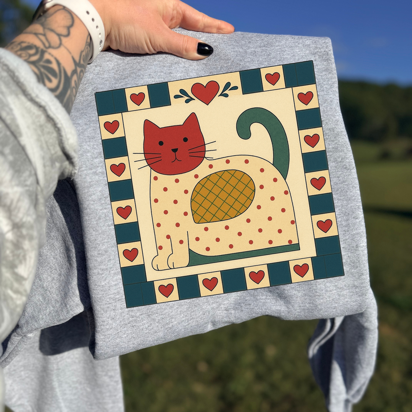 Grandma's Closet Cat DTF Transfer