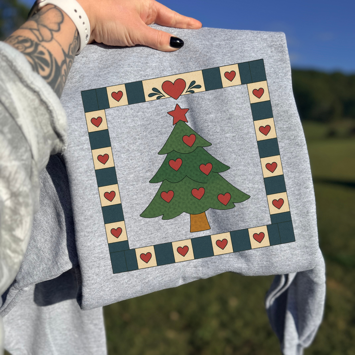 Grandma's Closet Christmas Tree DTF Transfer