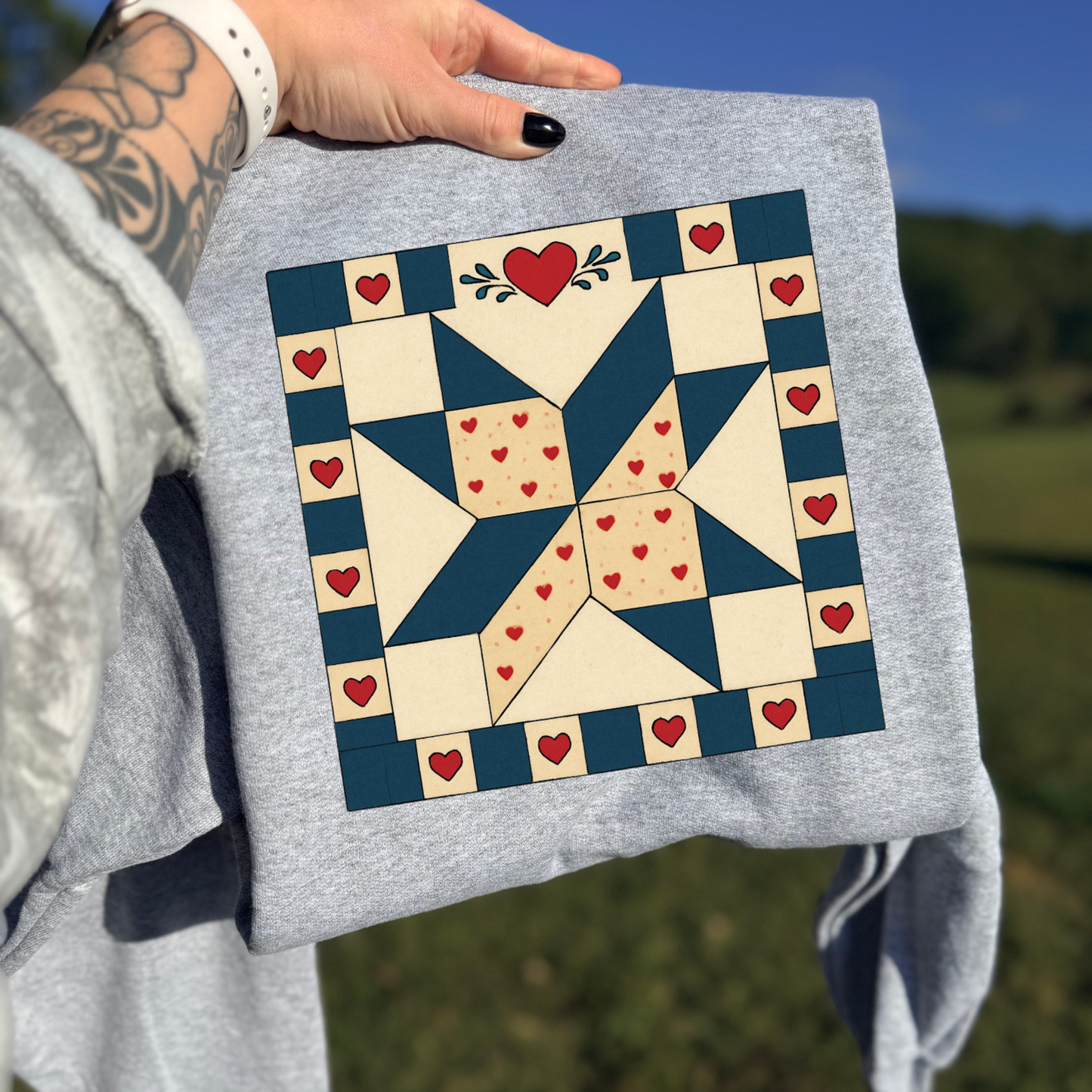 Grandma's Closet Star Stacked Bowls DTF Transfer