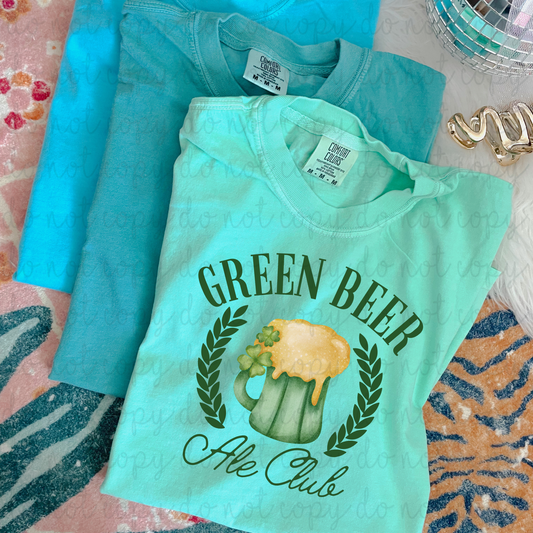 Green Beer Ale Club DTF Transfer