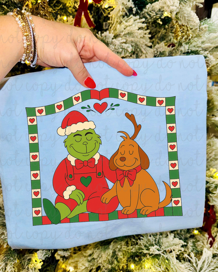 Christmas Thrifty Green Guy DTF Transfer