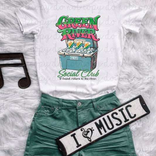 Green River Social Club DTF Transfer