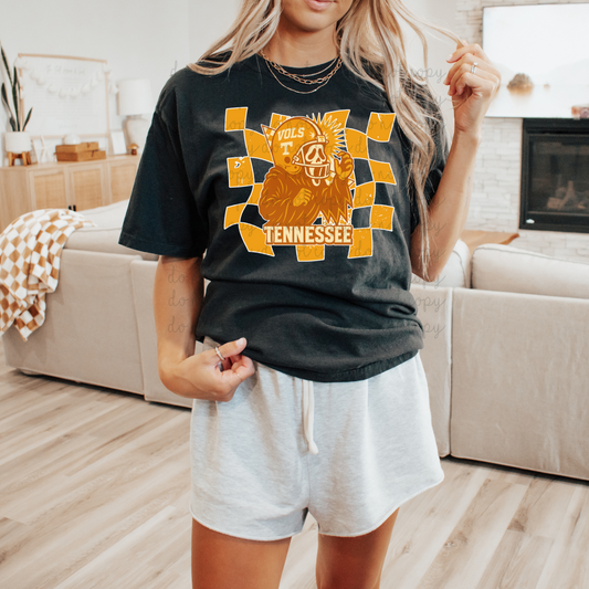 Checkered Halloween Tennessee DTF Transfers