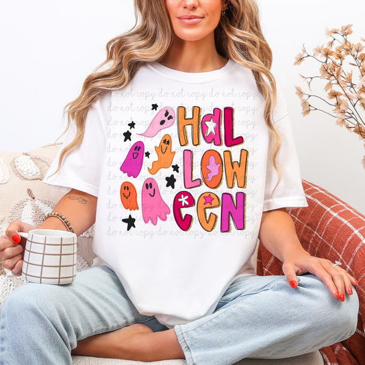 Halloween Ghosts DTF Transfer