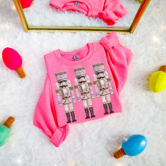 Hand Painted Nutcrackers DTF Transfer