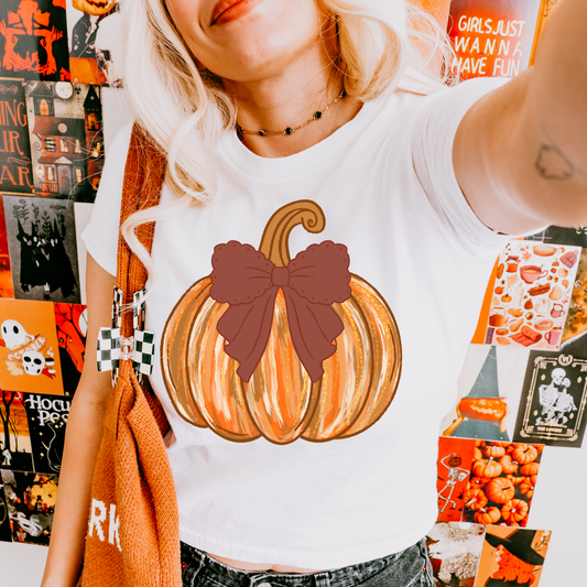 Hand Painted Pumpkin DTF Transfer