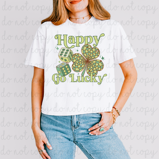 Happy Go Lucky DTF Transfer