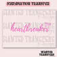 Pink Coquette Heartbreaker Exclusive Sublimation Transfer