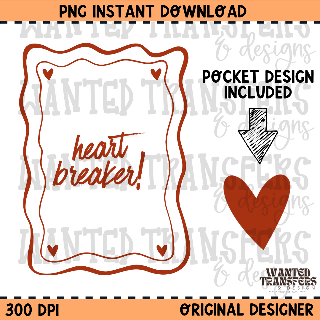 Heart Breaker PNG Digital Download