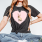 Heart Bunny DTF Transfer