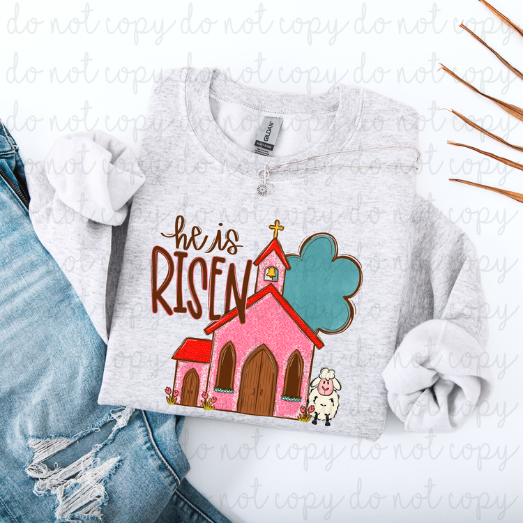 He Is Risen DTF Transfer