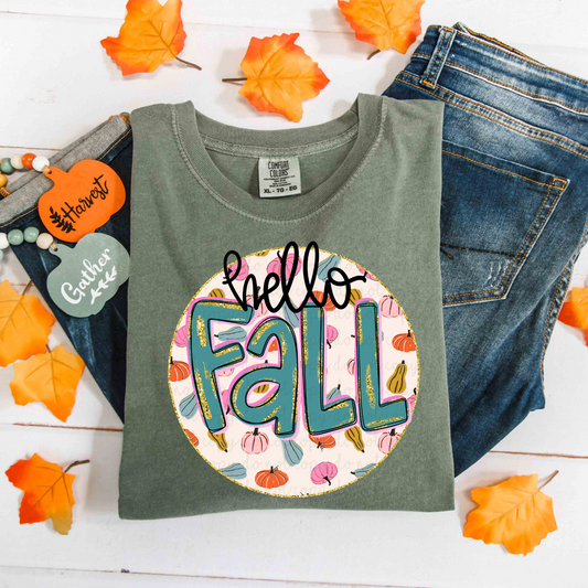 Hello Fall DTF Transfer