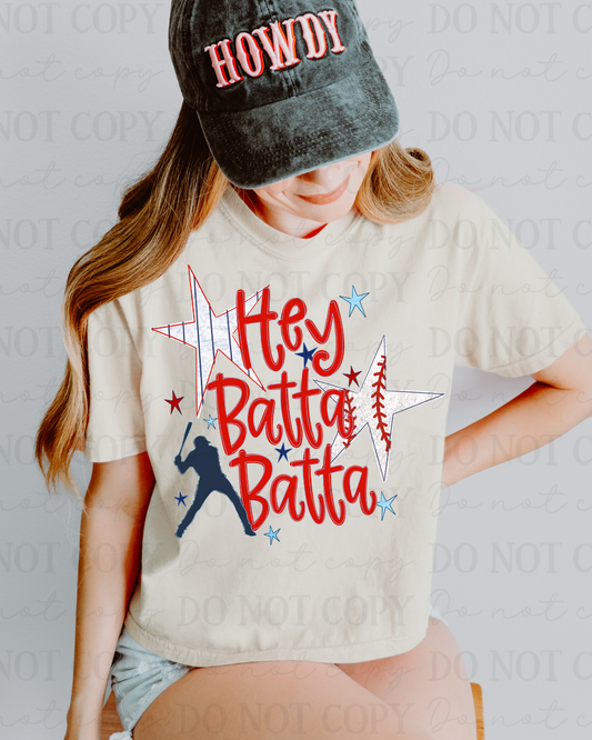 Hey Batta Batta DTF Transfer