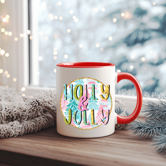 Holly & Jolly UV Decal Sticker