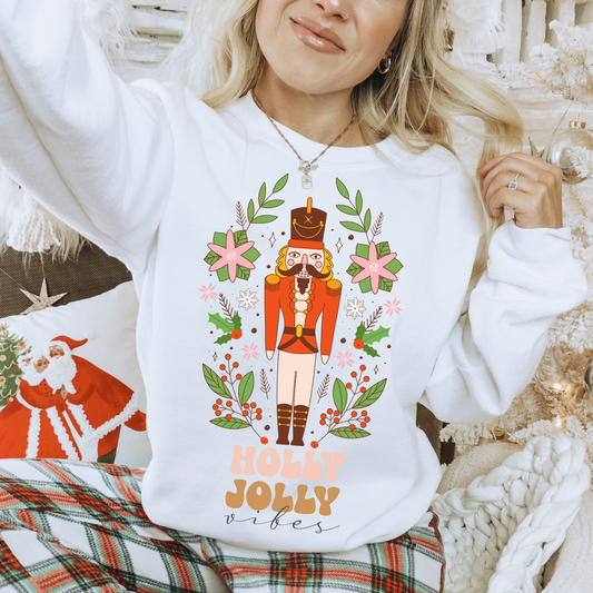 Holly Jolly Vibes DTF Transfer