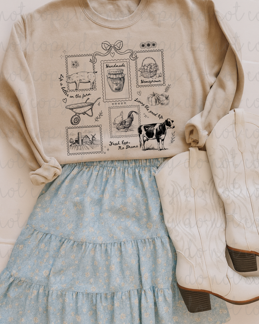 Homesteader Life (Black) DTF Transfer