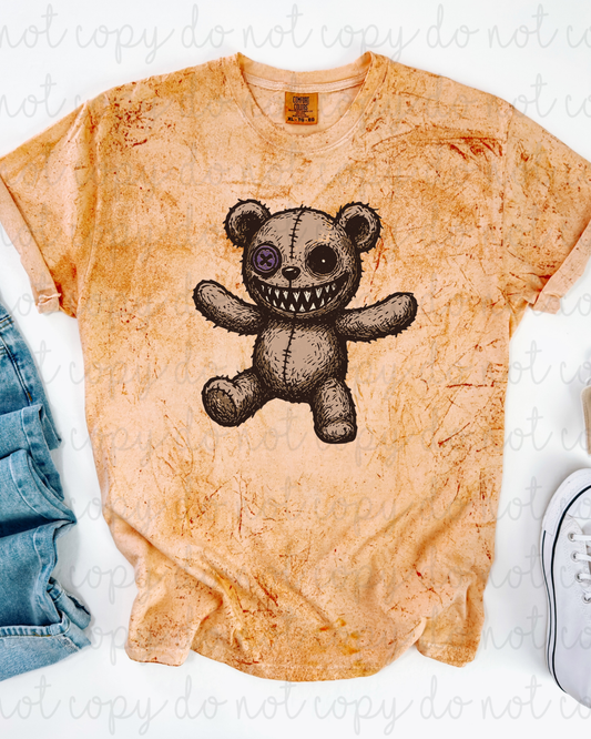 Horror Bear DTF Transfer