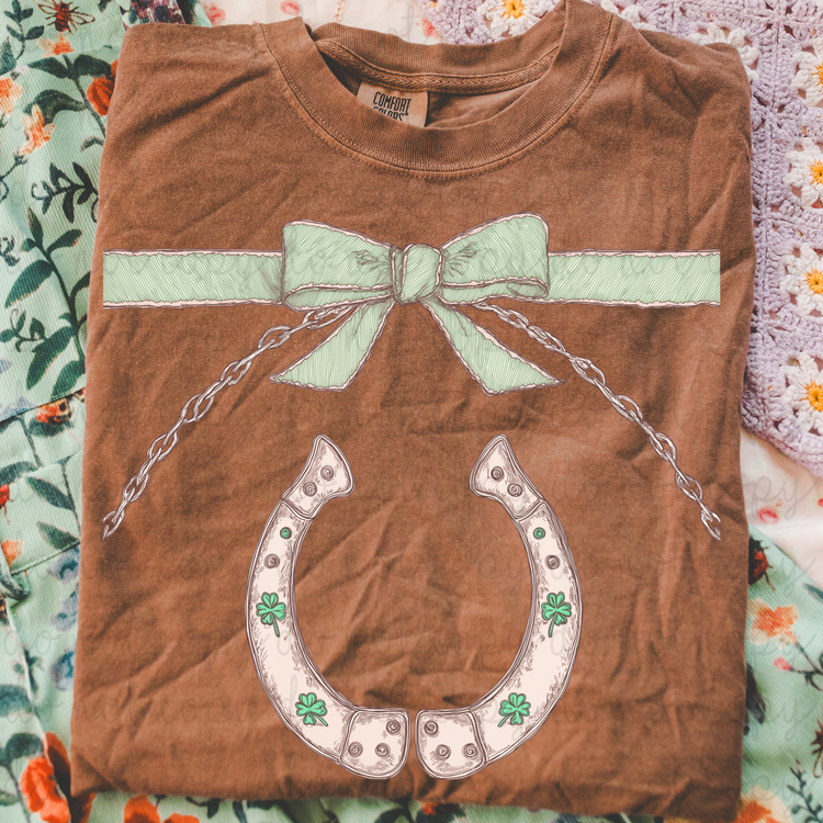Horseshoe Bow Chain DTF Transfer