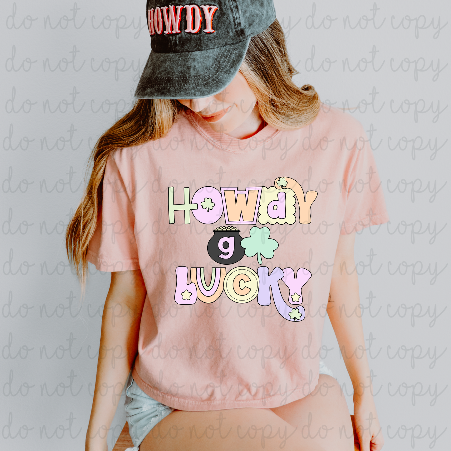 Howdy Go Lucky DTF Transfer