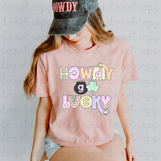 Howdy Go Lucky DTF Transfer