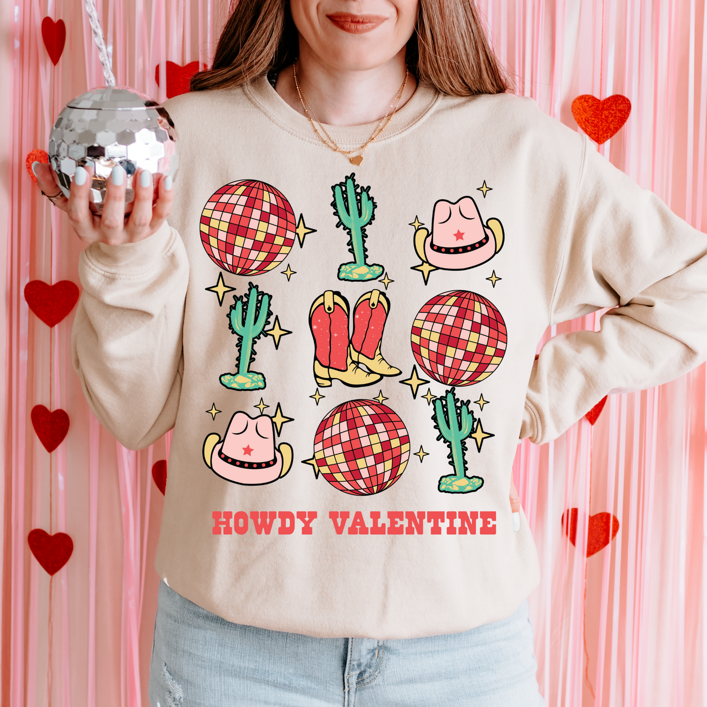 Howdy Valentine DTF Transfer