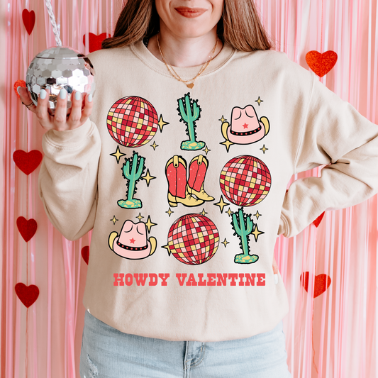 Howdy Valentine DTF Transfer