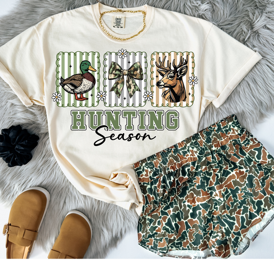 Hunting Season Trio Clear Film Screen Print Transfer