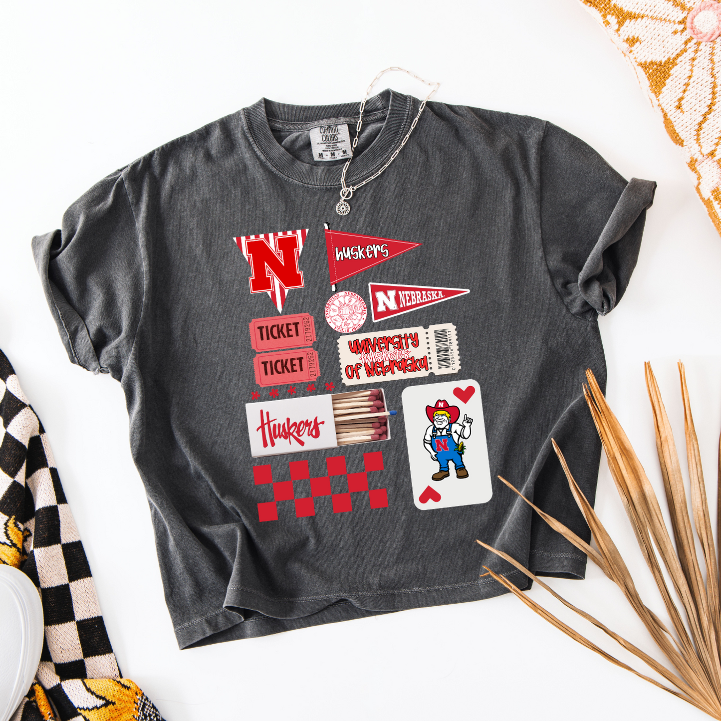 Huskers Matchbox DTF Transfers