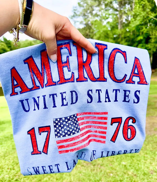 Sweet Land Of Liberty DTF Transfer